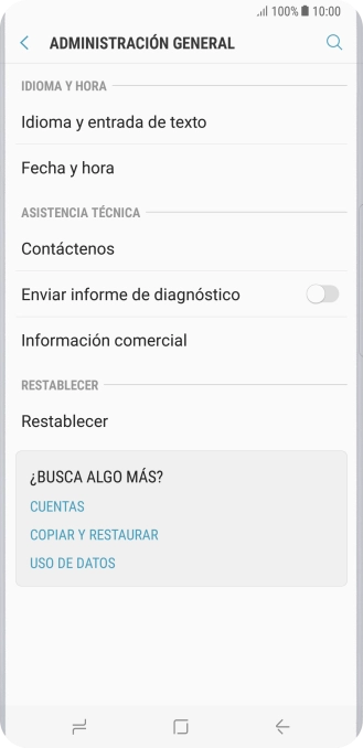 Pulsa Restablecer.
