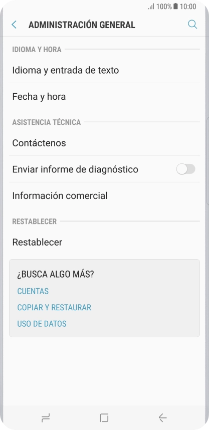 Pulsa Restablecer.