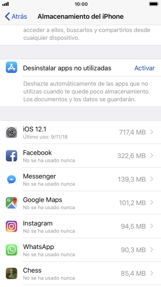 Pulsa la app deseada. Pulsa la app deseada.