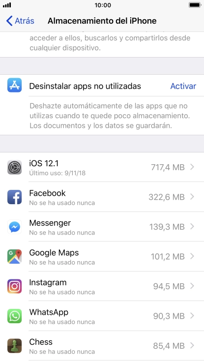 Pulsa la app deseada. Pulsa la app deseada.