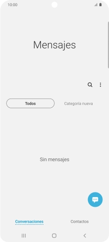 Pulsa el icono de nuevo mensaje.