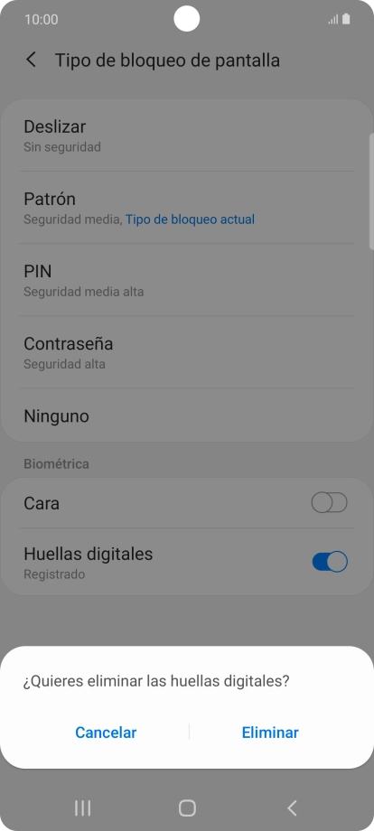 Pulsa Eliminar. Pulsa Eliminar.