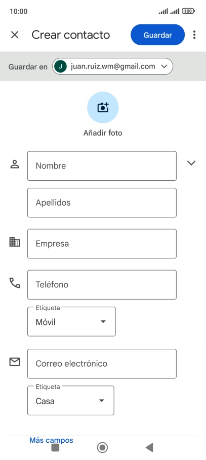 Pulsa la lista desplegable junto a Pulsa la lista desplegable junto a