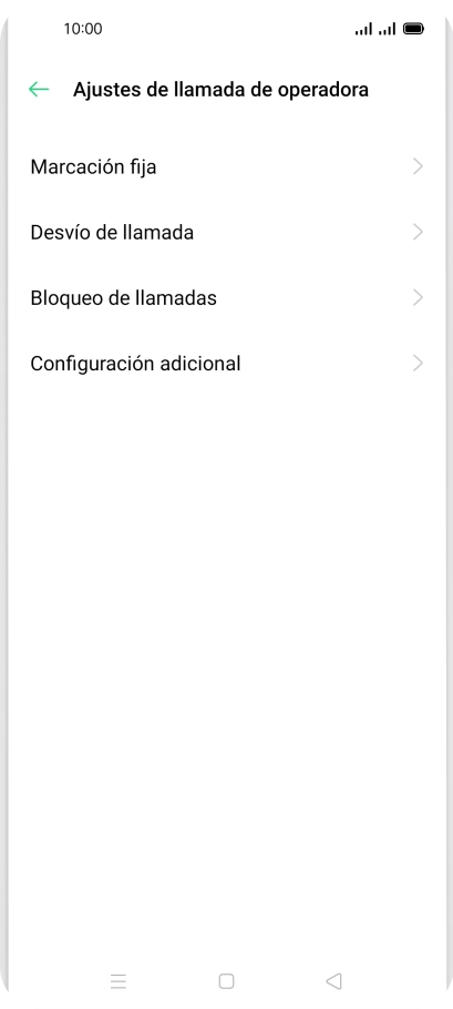 Pulsa Desvío de llamada.