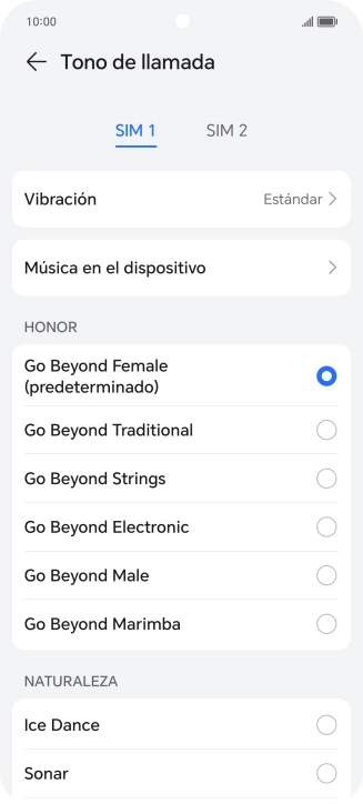 Pulsa los timbres de llamada deseados para escucharlos. Pulsa los timbres de llamada deseados para escucharlos.