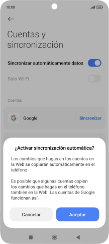 Pulsa Aceptar.