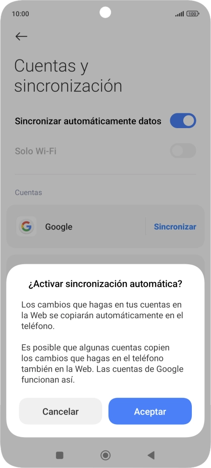 Pulsa Aceptar.