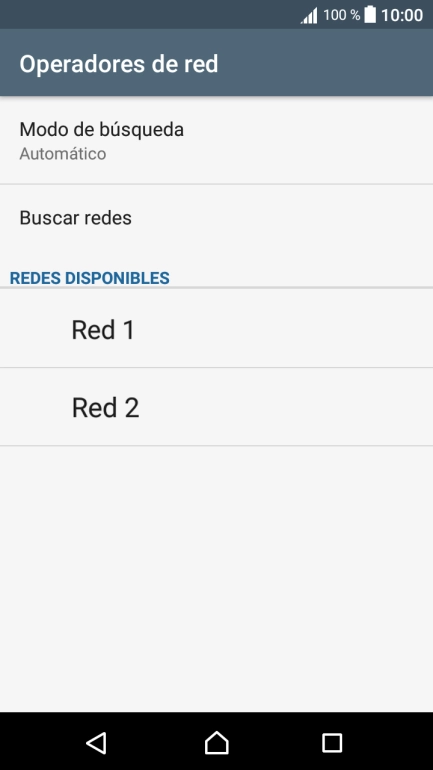 Pulsa Modo de búsqueda.