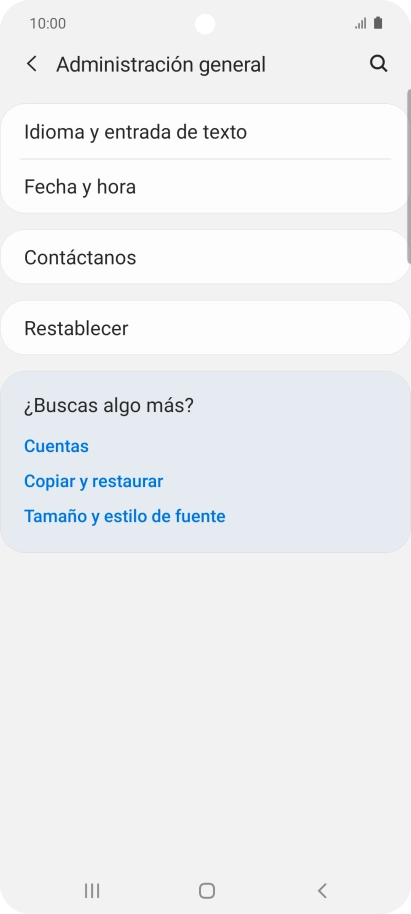 Pulsa Restablecer.