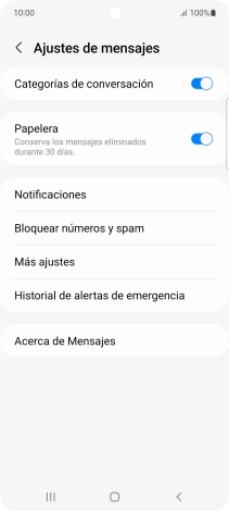 Pulsa Más ajustes. Pulsa Más ajustes.