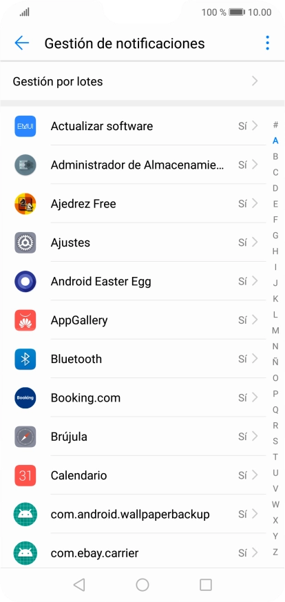 Pulsa la app deseada. Pulsa la app deseada.