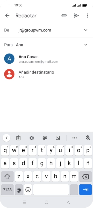 Pulsa el contacto deseado. Pulsa el contacto deseado.