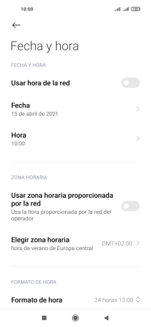 Pulsa el indicador junto a 