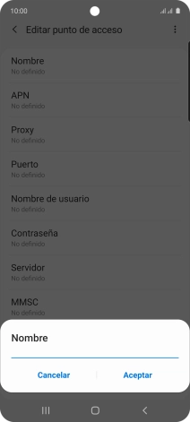 Introduce Vodafone Internet y pulsa Aceptar. Introduce Vodafone Internet y pulsa Aceptar.