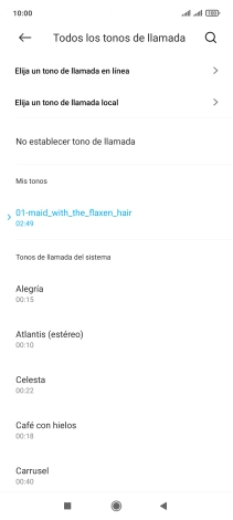 Pulsa la tecla de inicio para terminar y regresar a la pantalla de inicio. Pulsa la tecla de inicio para terminar y regresar a la pantalla de inicio.