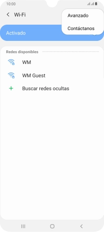 Pulsa Avanzado.