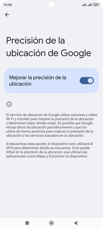 Si pulsas el indicador junto a 