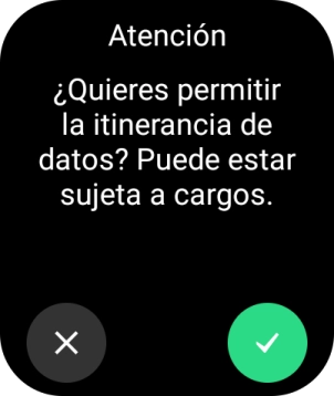 Pulsa el icono de aceptar. Pulsa el icono de aceptar.