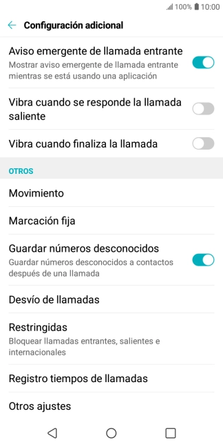 Pulsa Desvío de llamadas.