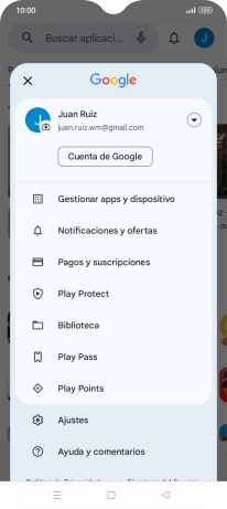 Pulsa Gestionar apps y dispositivo. Pulsa Gestionar apps y dispositivo.
