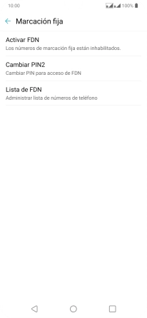 Pulsa Activar FDN. Pulsa Activar FDN.