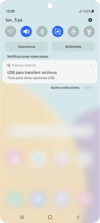 Pulsa Toca para otras opciones USB.. Pulsa Toca para otras opciones USB..