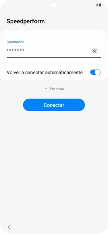 Introduce la contraseña de la red wifi y pulsa Conectar. Introduce la contraseña de la red wifi y pulsa Conectar.