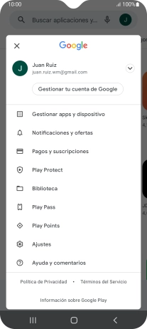 Pulsa Gestionar apps y dispositivo.