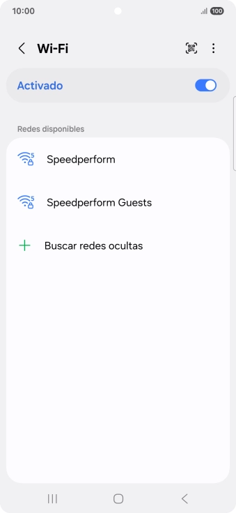 Pulsa el icono de menú.