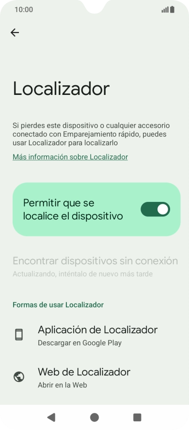 Pulsa la tecla de inicio para terminar y regresar a la pantalla de inicio. Pulsa la tecla de inicio para terminar y regresar a la pantalla de inicio.