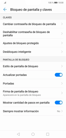 Pulsa Deshabilitar contraseña de bloqueo de pantalla. Pulsa Deshabilitar contraseña de bloqueo de pantalla.