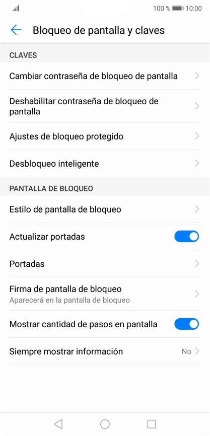 Pulsa Deshabilitar contraseña de bloqueo de pantalla. Pulsa Deshabilitar contraseña de bloqueo de pantalla.