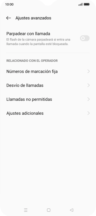 Pulsa Ajustes adicionales. Pulsa Ajustes adicionales.