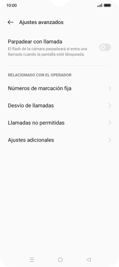 Pulsa Ajustes adicionales. Pulsa Ajustes adicionales.