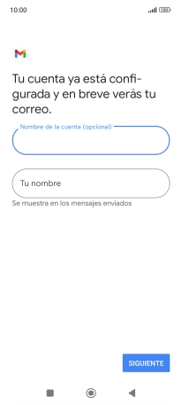Pulsa Tu nombre e introduce el nombre del remitente. Pulsa Tu nombre e introduce el nombre del remitente.