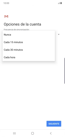 Pulsa el ajuste deseado. Pulsa el ajuste deseado.