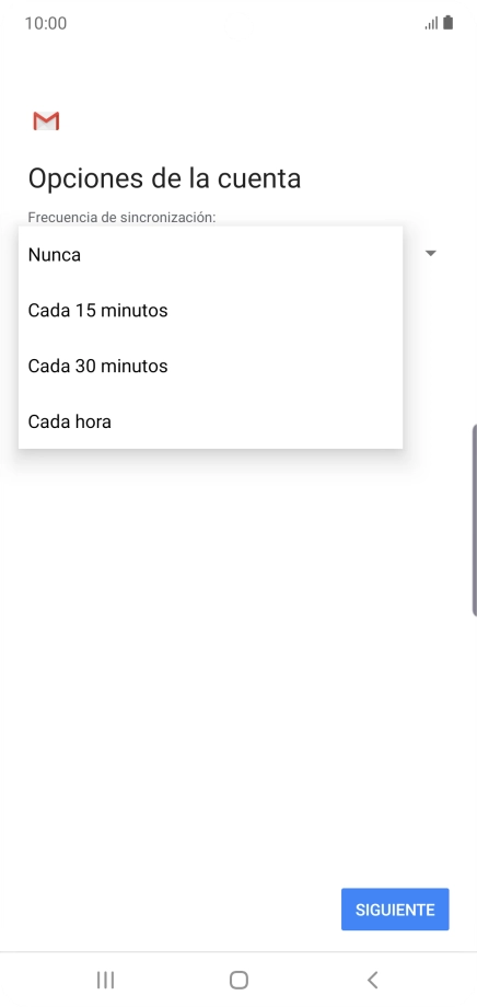Pulsa el ajuste deseado. Pulsa el ajuste deseado.