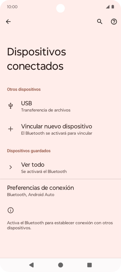 Pulsa Vincular nuevo dispositivo.