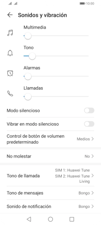 Pulsa Tono de llamada. Pulsa Tono de llamada.