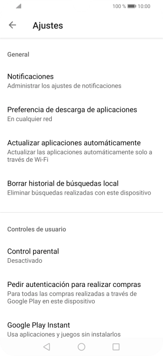 Pulsa Actualizar aplicaciones automáticamente.. Pulsa Actualizar aplicaciones automáticamente..