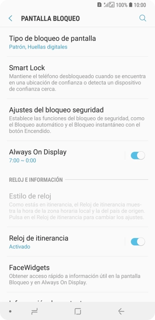 Pulsa Tipo de bloqueo de pantalla e introduce el código de seguridad extra que has creado anteriormente. Pulsa Tipo de bloqueo de pantalla e introduce el código de seguridad extra que has creado anteriormente.