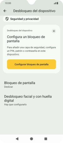 Pulsa Desbloqueo facial y con huella dactilar. Pulsa Desbloqueo facial y con huella dactilar.