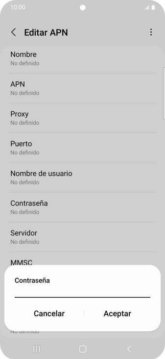 Introduce wap125 y pulsa Aceptar. Introduce wap125 y pulsa Aceptar.