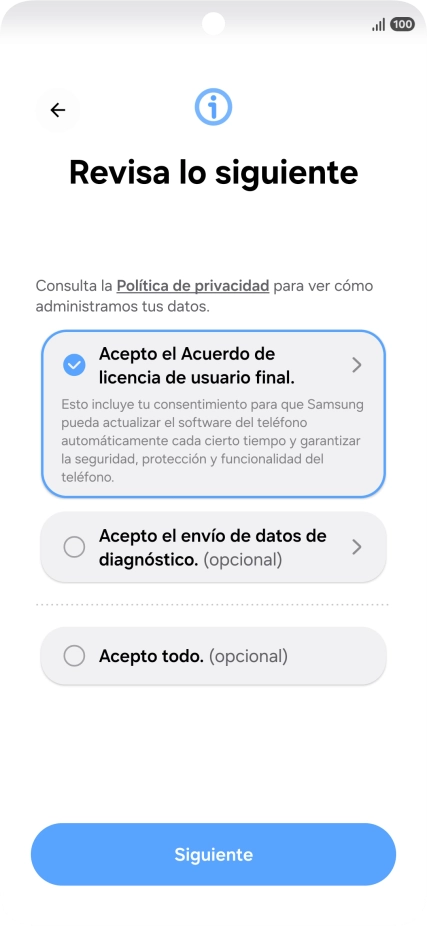Pulsa Siguiente. Pulsa Siguiente.