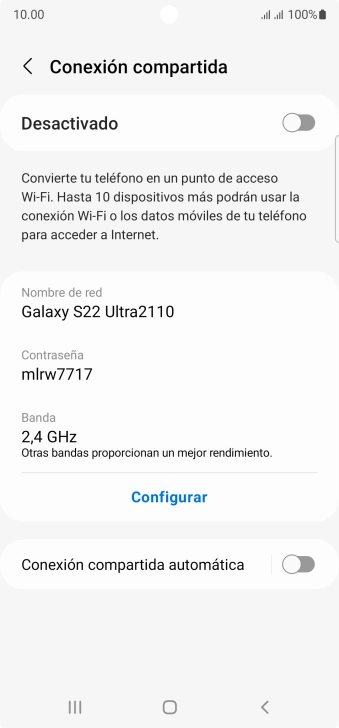 Pulsa Configurar. Pulsa Configurar.