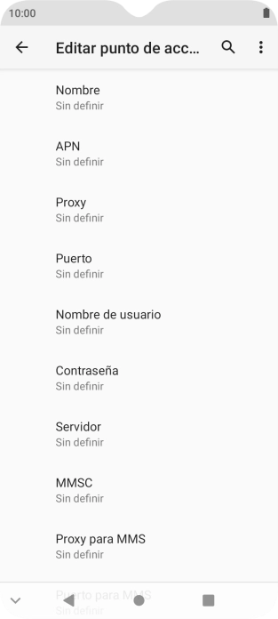 Pulsa Nombre.