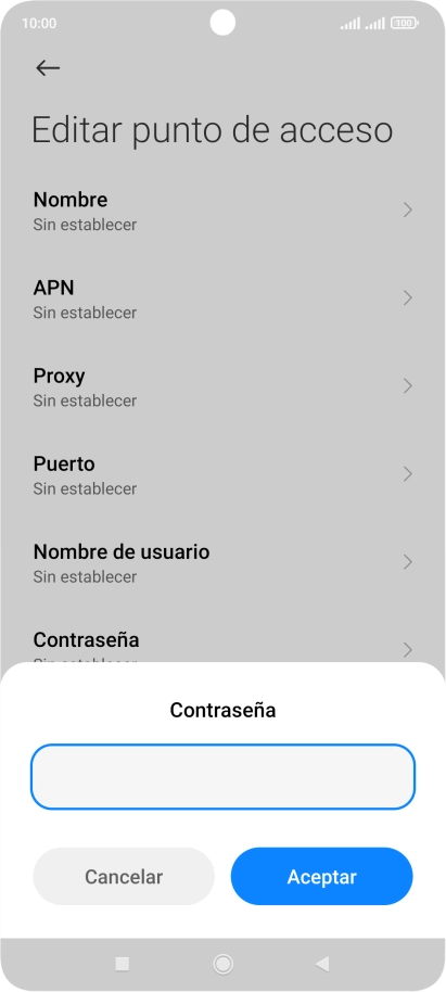 Introduce wap125 y pulsa Aceptar. Introduce wap125 y pulsa Aceptar.