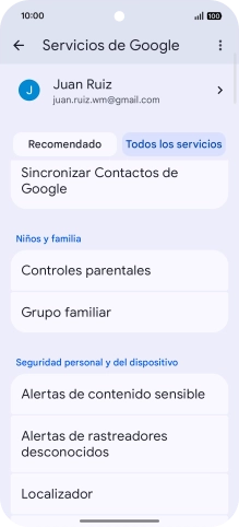 Pulsa Localizador.