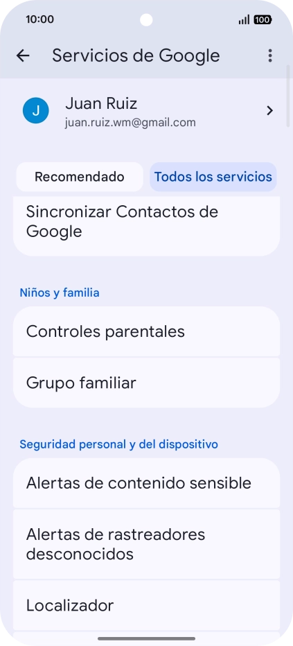 Pulsa Localizador.