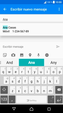 Pulsa el contacto deseado. Pulsa el contacto deseado.